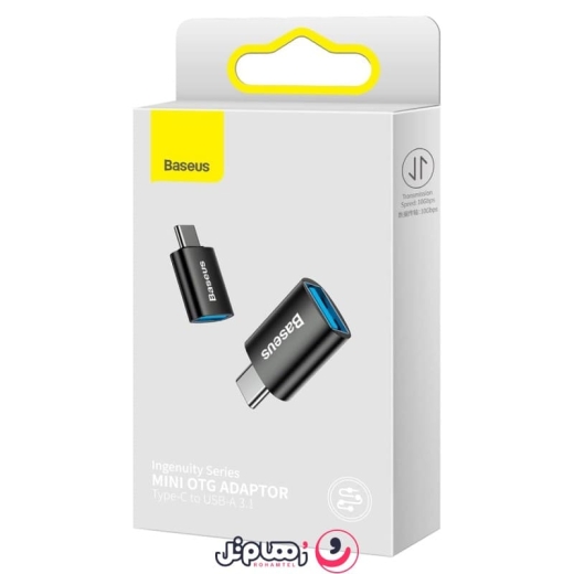مبدل USB-C به USB 3.1 بیسوس مدل Baseus Ingenuity Series Mini OTG Adaptor ZJJQ000001