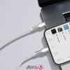 کابل تبدیل USB-C به لایتنینگ بیسوس مدل CATLJK-B02 طول 2 متر با توان 20 وات مخصوص آیفون
