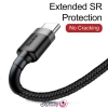 کابل تبدیل USB به Type-C بیسوس مدل Baseus Cafule Cable CATKLF-CG1 طول 2 متر