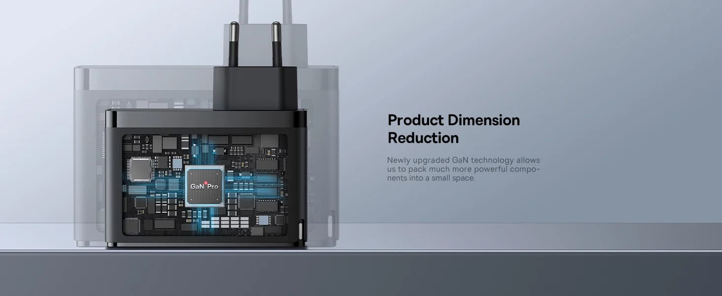 شارژر دیواری 160 وات باسئوس مدل GaN5 Pro به همراه کابل تبدیل USB-C