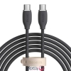 کابل شارژ USB-C به USB-C بیسوس مدل Jelly Liquid Silica CAGD030101 طول 2 متر توان 100 وات
