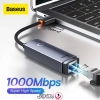 مبدل USB-C به LAN باسئوس مدل WKQX000301