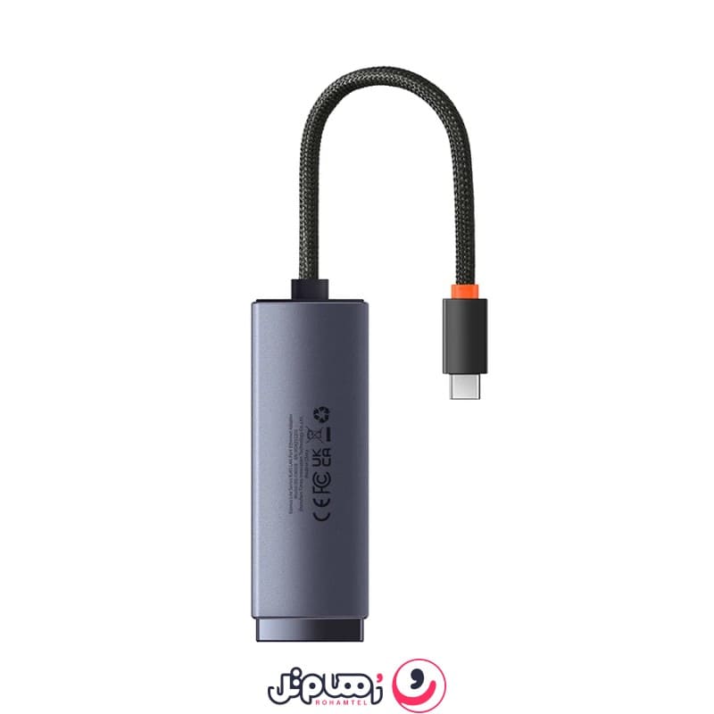مبدل USB-C به LAN باسئوس مدل WKQX000301