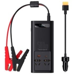 مبدل برق خودرو بیسوس مدل Super Si Power Inverter 500W