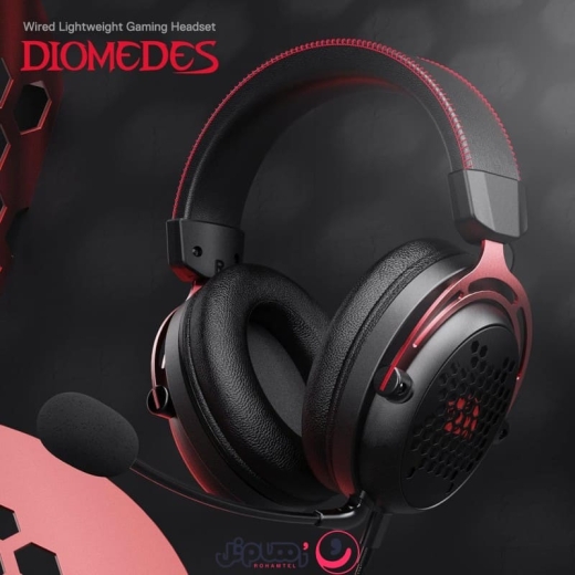 هدست گیمینگ با سیم ردراگون مدل Redragon H386 Diomedes