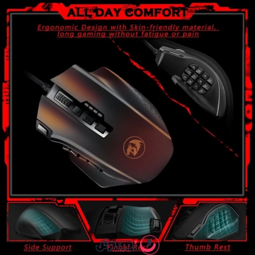 ماوس گیمینگ ردراگون مدل Redragon M901 Perdiction 4