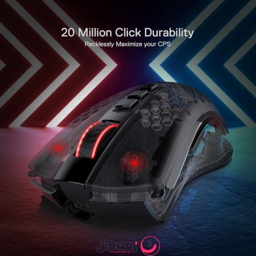 ماوس گیمینگ بی&zwnj;سیم ردراگون مدل Redragon Storm Pro M808 RGB