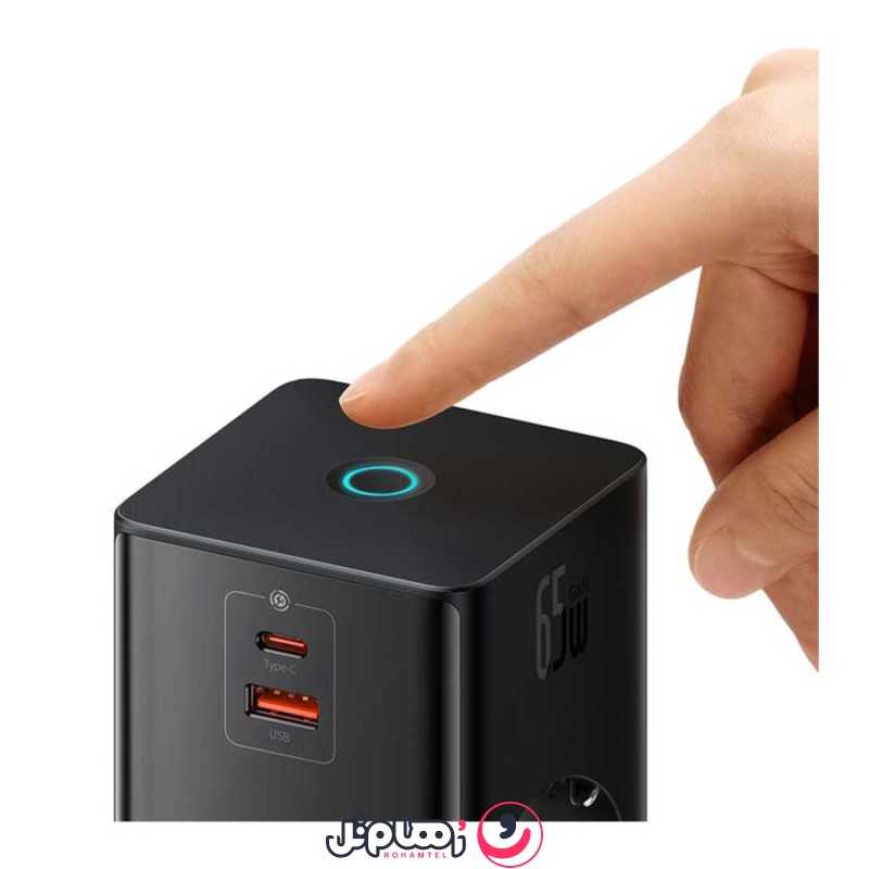 شارژر رومیزی باسئوس مدل Power Combo PSLR000301 با توان 65 وات