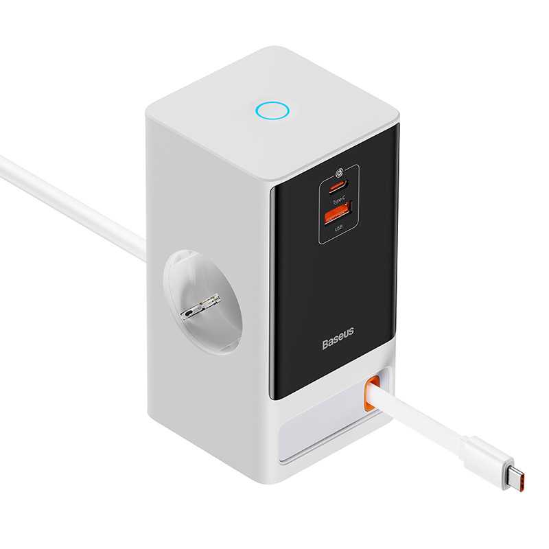 شارژر رومیزی باسئوس مدل Power Combo PSLR000301 با توان 65 وات