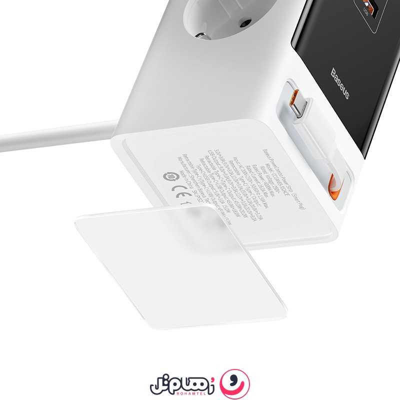 شارژر رومیزی باسئوس مدل Power Combo PSLR000301 با توان 65 وات