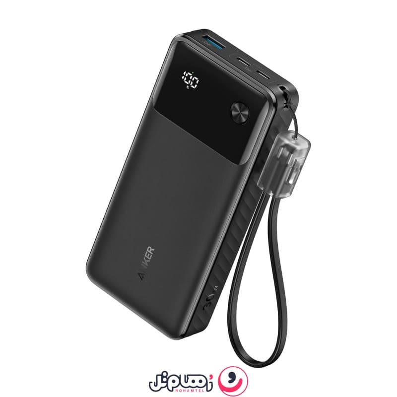 پاوربانک انکر مدل A1384 ظرفیت 20000 میلی آمپر ساعت به همراه کابل USB-C