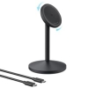 پایه نگهدارنده و شارژر بی&zwnj; سیم مگ سیف انکر Charging Station 15W Qi2 A25X1 توان 15 وات