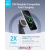 شارژر بیسیم 2 در ۱ انکر مدل MagSafe Compatible 2-in-1 Charging Stand 15W Qi2 A25M7