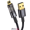 کابل شارژ سریع USB به لایتنینگ باسئوس مدل Auto Power-Off 2.4A طول 2 متر