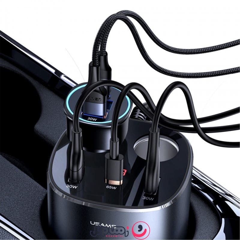 شارژر فندکی یوسمز مدل CC151 245w