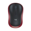 Logitech wireless mouse M185 red black