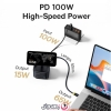 هاب USB-C باسئوس مدل MagPro Series II با ۷ پورت و شارژ بی&zwnj;سیم ۱۵ وات