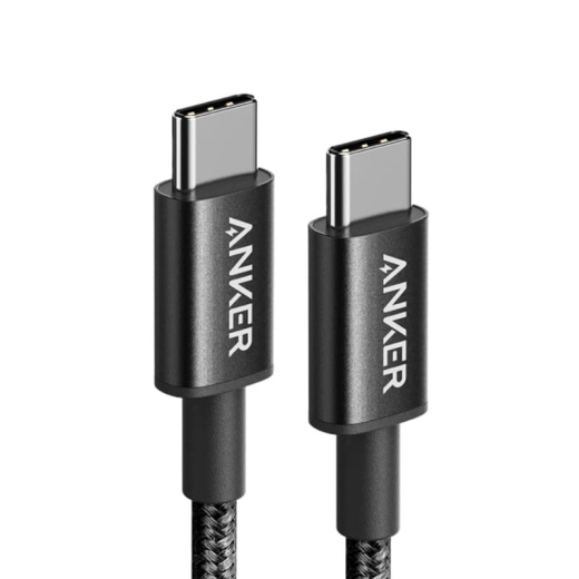 کابل تایپ-سی انکر Anker USB-C to USB-C Cable Type-C 60W Fast Charging Cable 1M مدل A8752 کابل تایپ-سی انکر Anker USB-C to USB-C Cable Type-C 60W Fast Charging Cable 1M مدل A8752