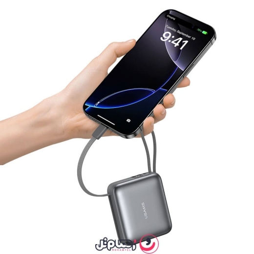 پاوربانک یوسمز مدل US-CD240 ظرفیت 10000 میلی&zwnj;آمپر&zwnj; ساعت