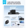 شارژر انکر به همراه کابل متصل مدل Anker Nano USB C Charger Block 35W Max 2-Port A2658