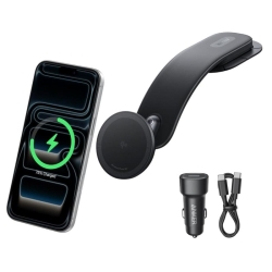 پایه نگهدارنده جداشدنی و شارژر بیسیم خودرو انکر Anker Nano Wireless Car Charger 15W Qi2-Certified Fast Charging مدل B2216