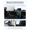 پایه نگهدارنده جداشدنی و شارژر بیسیم خودرو انکر Anker Nano Wireless Car Charger 15W Qi2-Certified Fast Charging مدل B2216