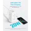 چندراهی برق انکر Anker Tower Extension Lead with USB Slots 12-in-1 مدل A9185