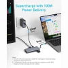 هاب USB-C انکر A8374 با شارژ