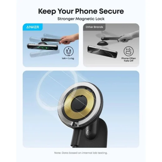 امنیت و استحکام آهنربایی داشبورد انکر A9110