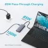 ورودی و خروجی هاب انتقال اطلاعات 10 پورت انکر Anker USB-C Hub 10-in-1 Dual Display مدل A83C2