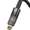 کانکتور شفاف کابل USB به لایتنینگ بیسوس مدل Explore CATS000501 طول 2 متر
