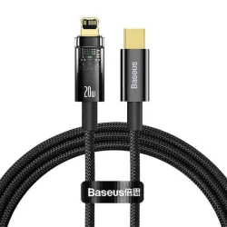 کابل USB-C به لایتنینگ بیسوس مدل Explorer CATS000101 طول ۲ متر توان ۲۰ وات
