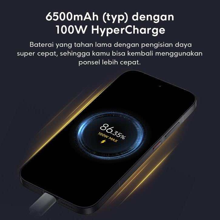 تصویر باتری و شارژ ۱۰۰ وات گوشی POCO X8 Pro رم ۱۲ حافظه ۵۱۲ گیگابایت