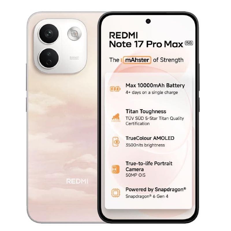گوشی شیائومی Redmi Note 17 Pro Max 5G رم ۸ حافظه ۲۵۶ گیگابایت