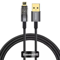 کابل USB-A به لایتنینگ بیسوس Explorer Series مدل CATS000401 طول یک متر