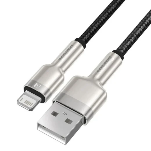 A91876743c08f789c2caf5f9a3f7c34aa9568b6b 1615317820 کابل USB به لایتنینگ بیسوس مدل Cafule CALJK-01 طول 25 سانتیمتر