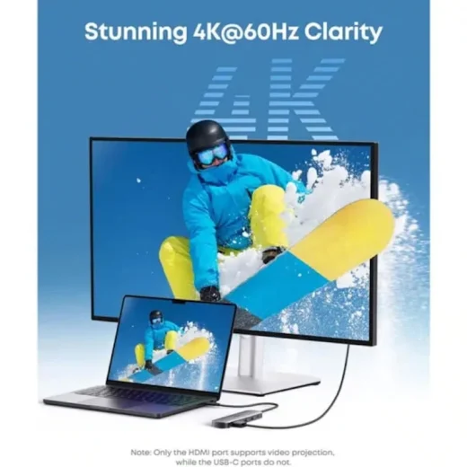 هاب USB-C انکر A83D2 با HDMI 4K