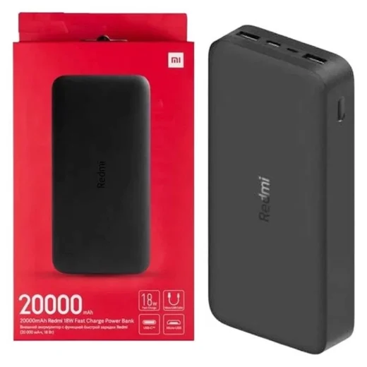پاوربانک شیائومی PB200LZM ظرفیت ۲۰۰۰۰ میلی‌آمپرساعت همراه جعبه